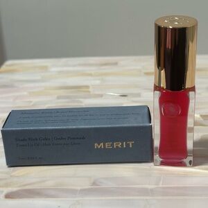 NIB Merit Shade Hydrating Tinted Slick in Shade Les Deux (Sheer Pink)